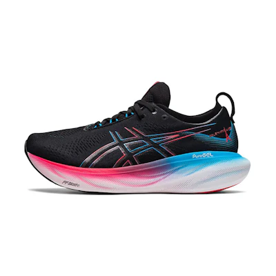 ASICS Gel Nimbus 25 'Black Electric Red'