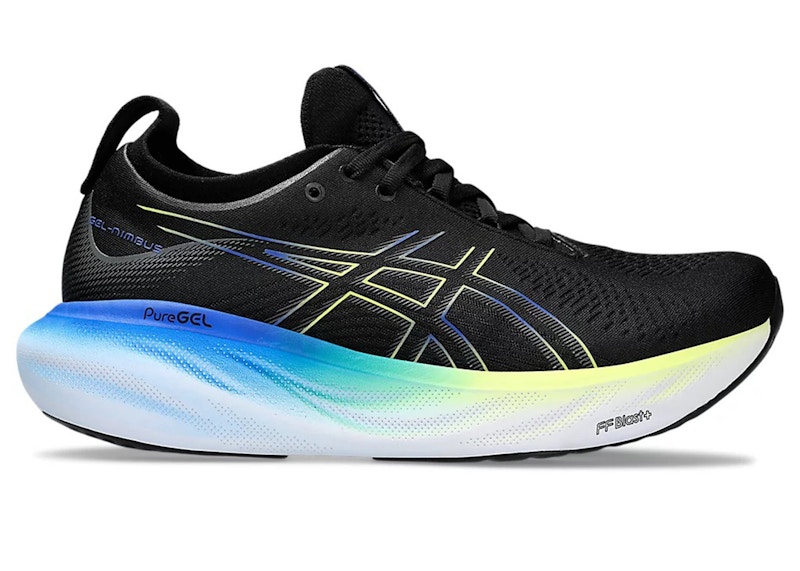 Buy ASICS Gel Nimbus 25 'Hitam Glow Biru' 1011B547-004