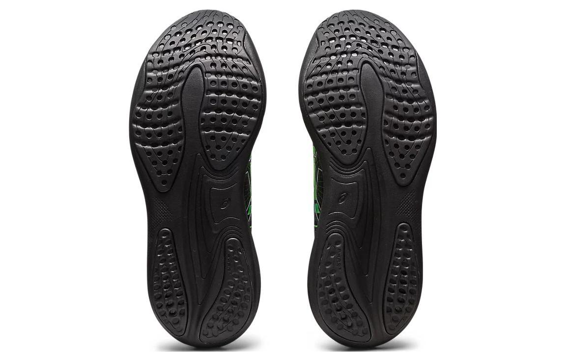 Sizing Asics GEL-Nimbus 25 耐磨透氣防滑 低筒 跑步鞋 黑綠