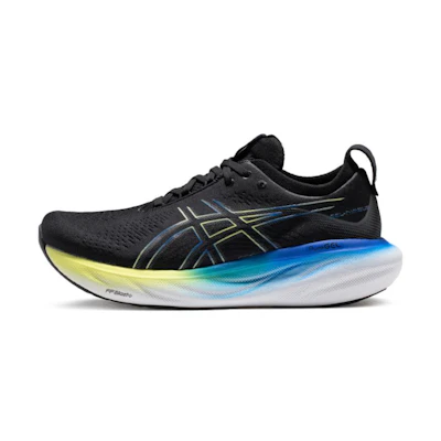 ASICS Gel Nimbus 25 Wide 'Black Glow Yellow'