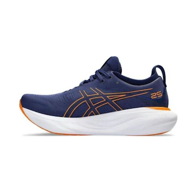 ASICS Gel Nimbus 25 Wide 'Deep Ocean Bright Orange'