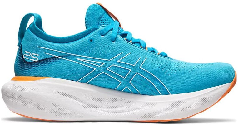 ASICS Gel Nimbus 25 Wide 'Island Blue Sun Peach' 1011B625-400 Order ASICS Gel Nimbus 25 Wide 'Island Blue Sun Peach' 1011B625-400