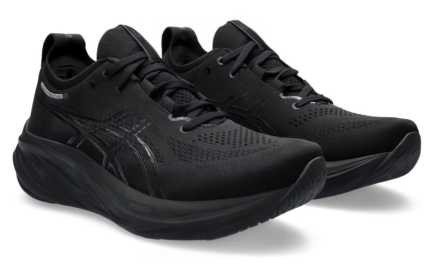Shop ASICS Gel Nimbus 26 Wide 'Hitam Polos' 1011B795-002