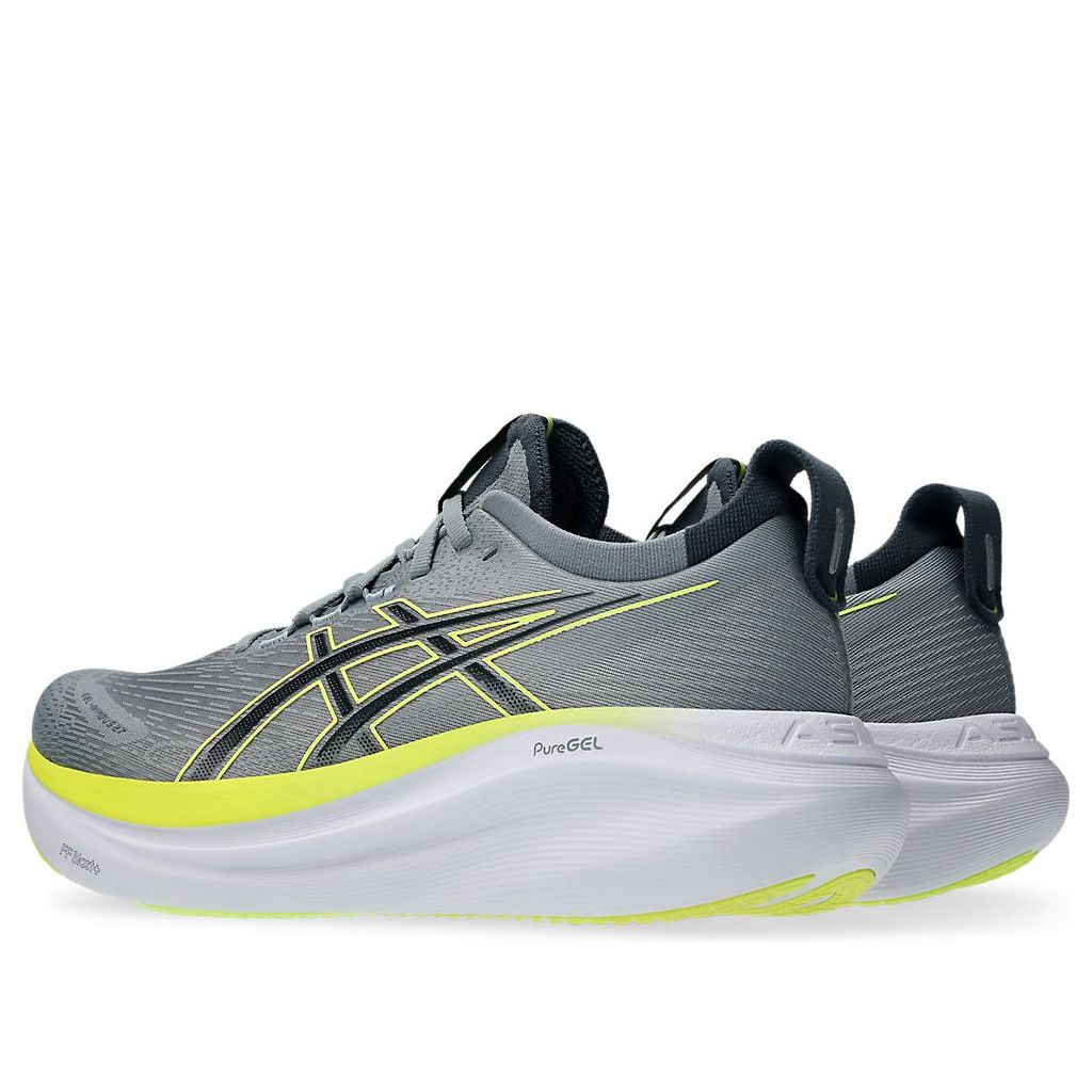 Shop ASICS Gel Nimbus 27 2E 寬楦版 ''碎石灰'' 跑鞋 1011B956-022