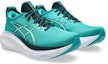 Lookbook ASICS Gel-Nimbus 27 Gelombang Teal Hijau Saxon 1011B958-400