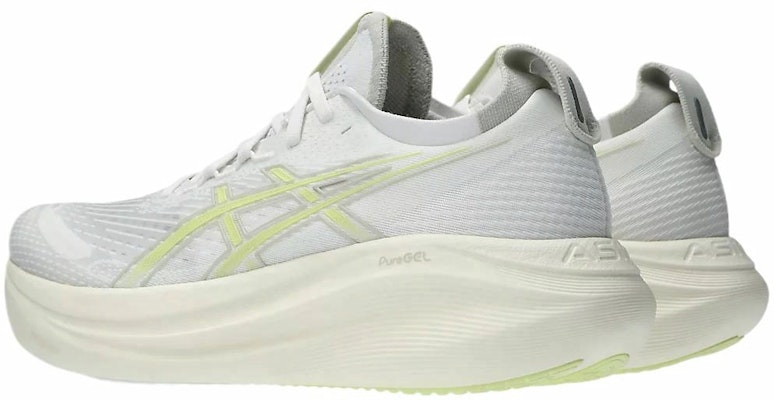 ASICS Gel Nimbus 27 'White Huddle Yellow' 1011B958-101 Shop ASICS Gel Nimbus 27 'White Huddle Yellow' 1011B958-101