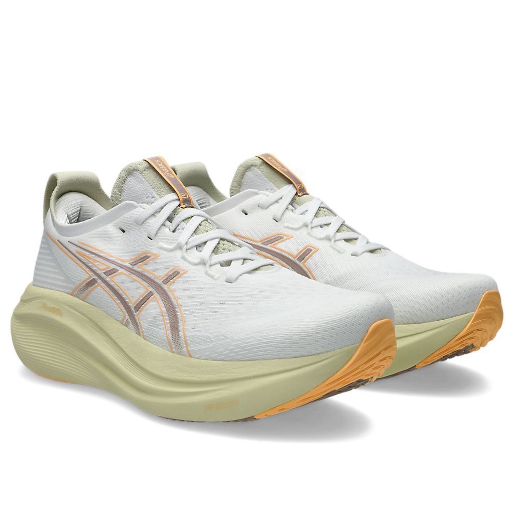 Shop ASICS Gel Nimbus 27 宽版 '白鹿色' 1011B956-102