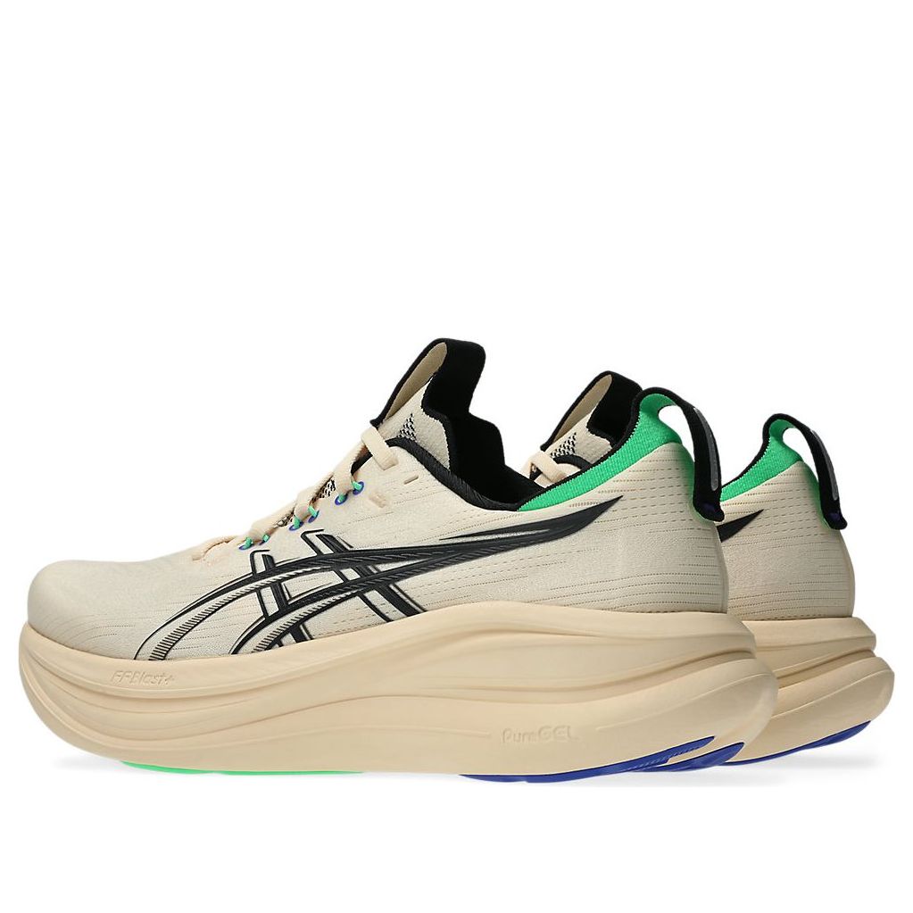 Shop ASICS ゲルニンバス 28 ''シーシェルブラック'' 1011C127-800