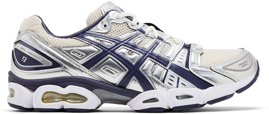 ASICS Gel Nimbus 9 'Oatmeal Indigo Fog' 1203A600-250 Buy ASICS Gel Nimbus 9 'Oatmeal Indigo Fog' 1203A600-250