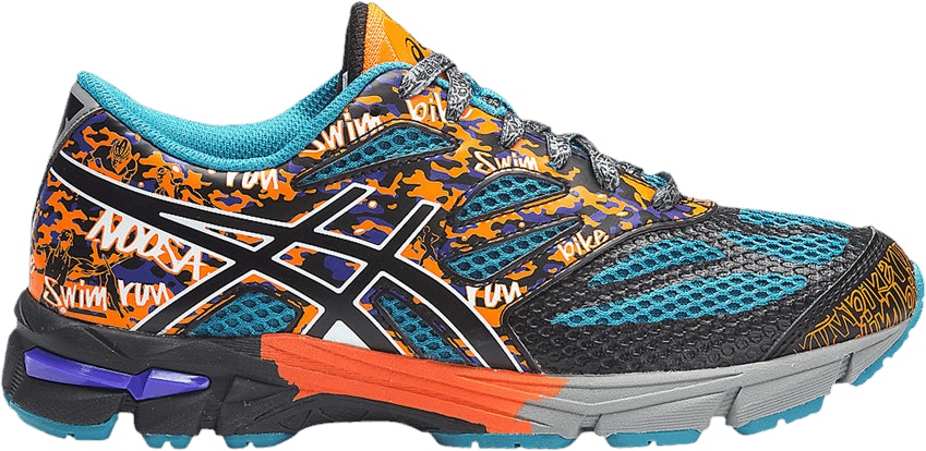 Grade School ASICS Gel Noosa Tri 10 Enamel Blue Orange C523N