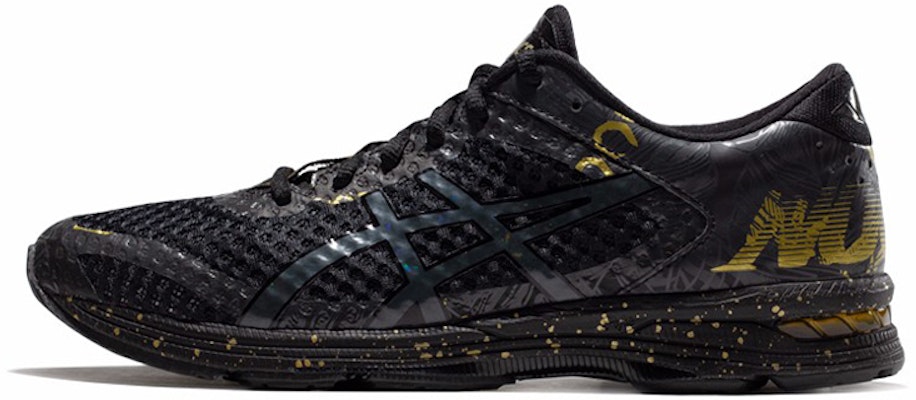 Asics gel noosa black and gold clearance