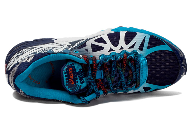 Lookbook ASICS Gel Noosa Tri 9 ''Flame Blue'' Chaussures Running T408N-4901