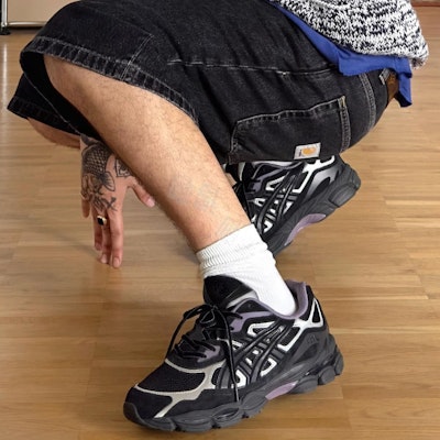 ASICS Gel NYC 'Black Graphite Grey Purple' 1203A632-001 Purchase ASICS Gel NYC 'Black Graphite Grey Purple' 1203A632-001