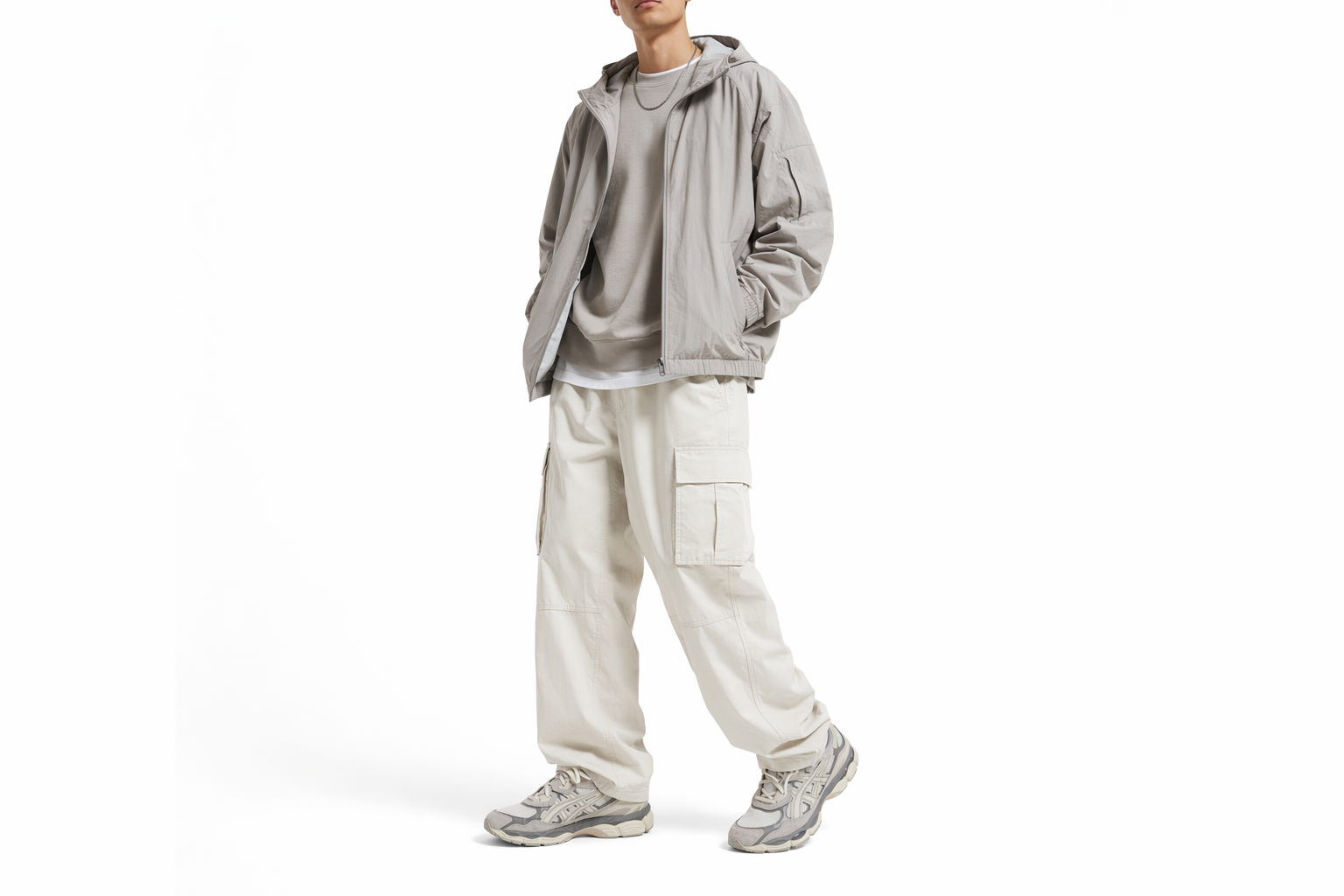 Order ASICS ゲルNYC「クリームオイスターグレー」 1201A789-103