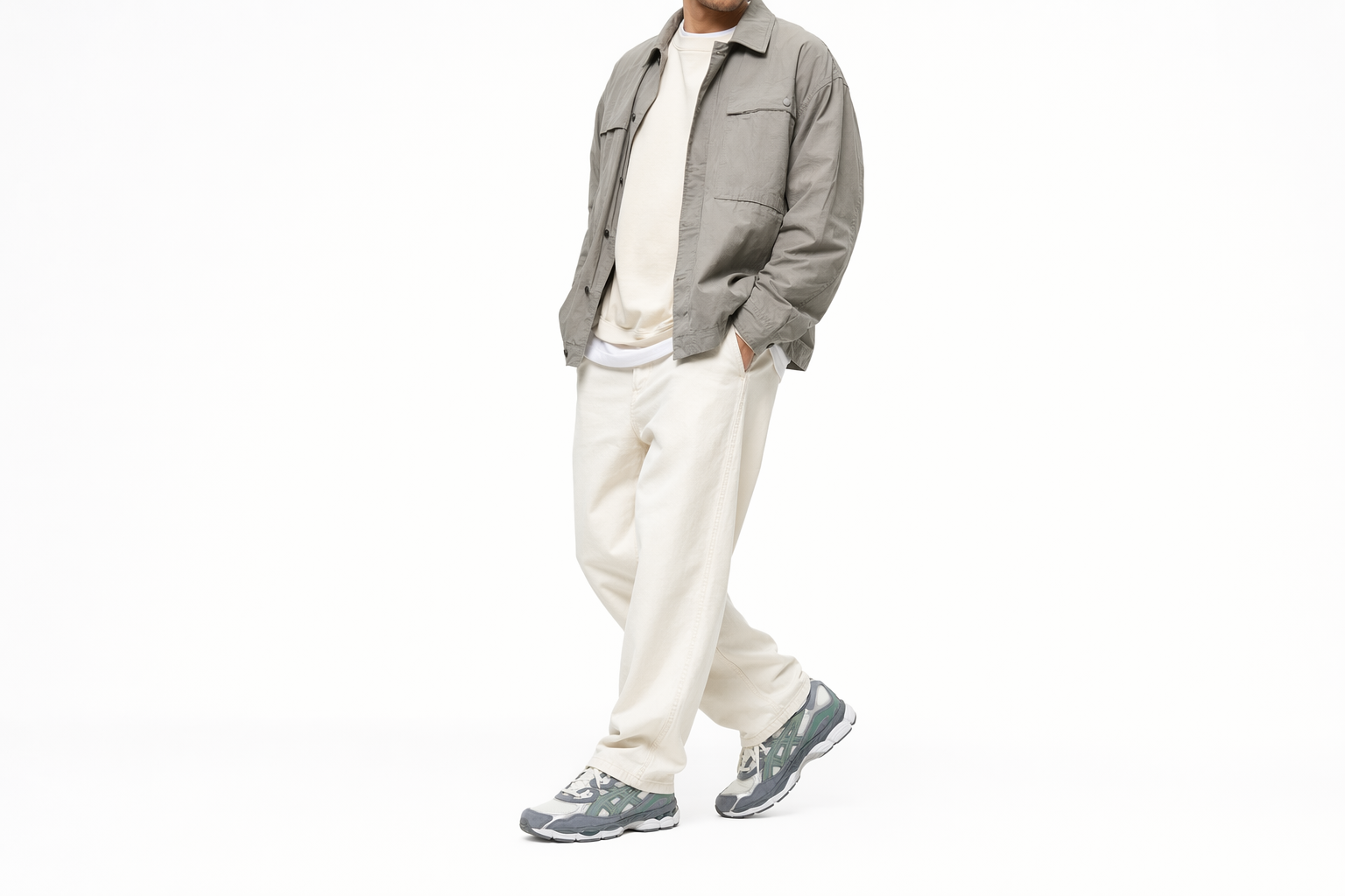 Order ASICS Gel NYC ''Crème Gris Acier'' 1203A383-101