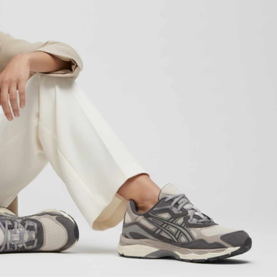 靴 asics gel-nyc in oatmeal/obsidian grey Asics Gel-NYC in Oatmeal/Obsidian Grey | Wallace Mercantile Shop