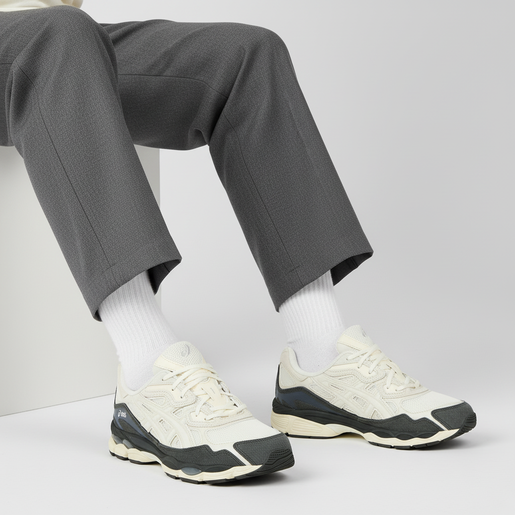 Order ASICS Gel NYC ''Putih Abu-Asap'' 1203A383-111