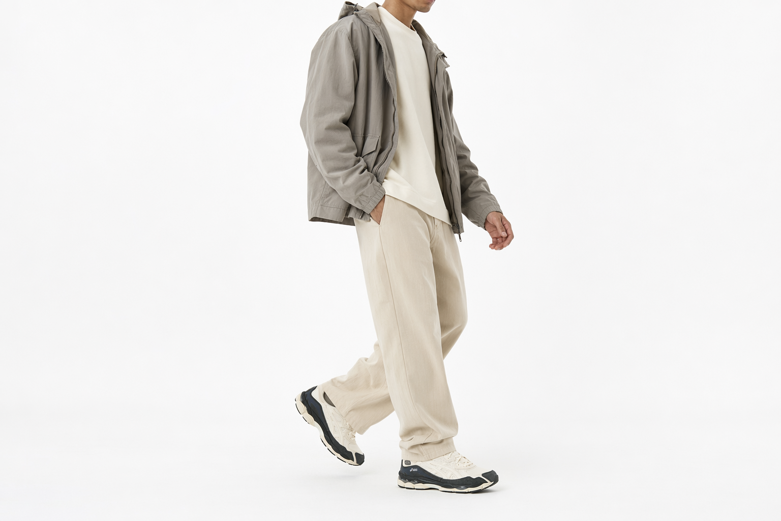 Order 아식스 젤 NYC '화이트 스모크 그레이' 1203A383-111
