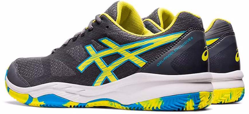 ASICS Gel-Padel Exclusive 6 /Yellow 'Grey' 1041A200-021 Shop ASICS Gel-Padel Exclusive 6 /Yellow 'Grey' 1041A200-021