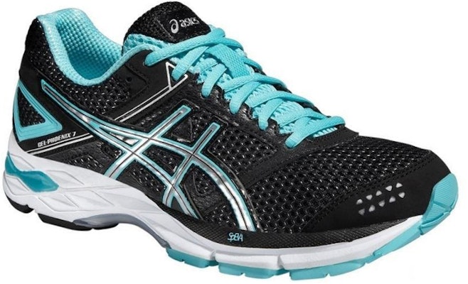 Asics Gel-Phoenix 7 低筒透氣慢跑鞋 男女同款 黑藍銀 Lookbook Asics Gel-Phoenix 7 低筒透氣慢跑鞋 男女同款 黑藍銀