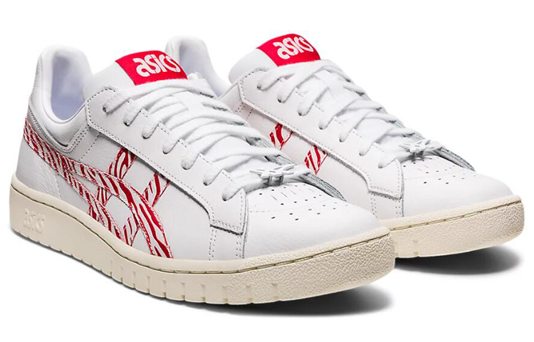 ASICS Gel-Ptg White Red Casual Skate Shoes 'White Red' 圖 3