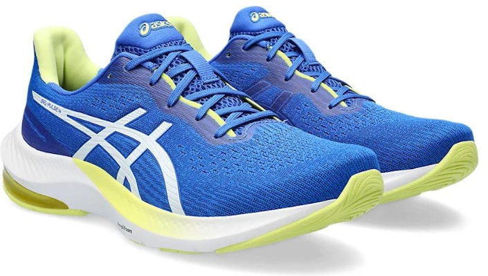 ASICS Gel Pulse 14 'Illusion Blue Glow Yellow' Pria/Wanita Sepatu Olahraga 1011B491-407 Lookbook ASICS Gel Pulse 14 'Illusion Blue Glow Yellow' Pria/Wanita Sepatu Olahraga 1011B491-407
