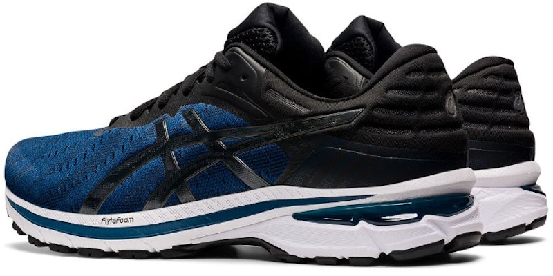 Asics Gel-Pursue 7 舒適 耐磨 低筒 跑步鞋 男款 藍黑 2E寬 Shop Asics Gel-Pursue 7 舒適 耐磨 低筒 跑步鞋 男款 藍黑 2E寬