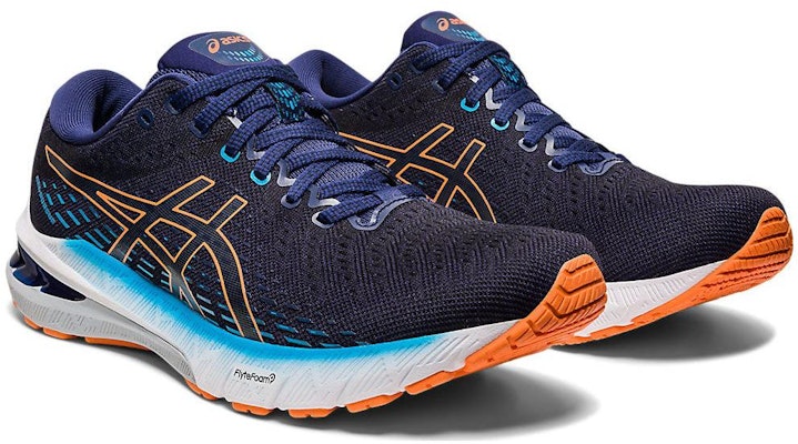 ASICS Gel Pursue 8 Wide 'Biru Indigo Peach Matahari' 1011B576-400 Order ASICS Gel Pursue 8 Wide 'Biru Indigo Peach Matahari' 1011B576-400