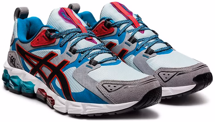ASICS Gel Quantum 180 6 Biru//Merah 'Kelabu' 1201A188-400 Lookbook ASICS Gel Quantum 180 6 Biru//Merah 'Kelabu' 1201A188-400