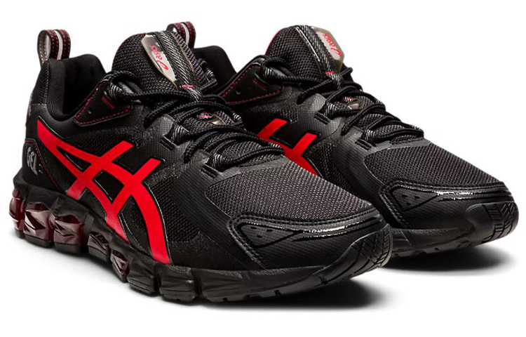 Lookbook 아식스 젤 퀀텀 180 '블랙 일렉트릭 레드' 1201A063-003