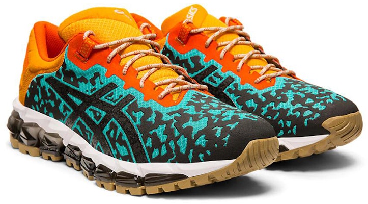 ASICS Gel Quantum 360 5 Trl 'Hitam Biru Oren' 1021A150-400 Lookbook ASICS Gel Quantum 360 5 Trl 'Hitam Biru Oren' 1021A150-400