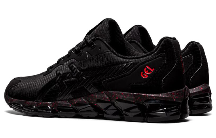 Shop ASICS Gel Quantum 360 6 'Black Red' 1201A400-001