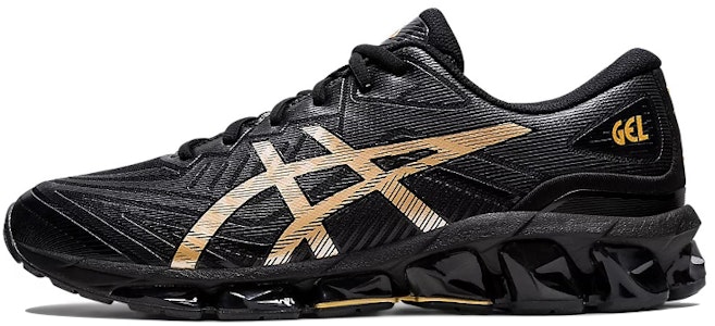아식스 젤 퀀텀 360 7 '블랙 퓨어 골드' 1201A481-002 Buy 아식스 젤 퀀텀 360 7 '블랙 퓨어 골드' 1201A481-002