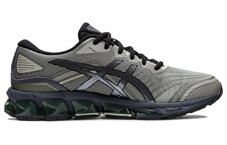 Order ASICS Gel Quantum 360 7 'Gunmetal Lichen Green' Lelaki Kasut Sukan 1201A481-300