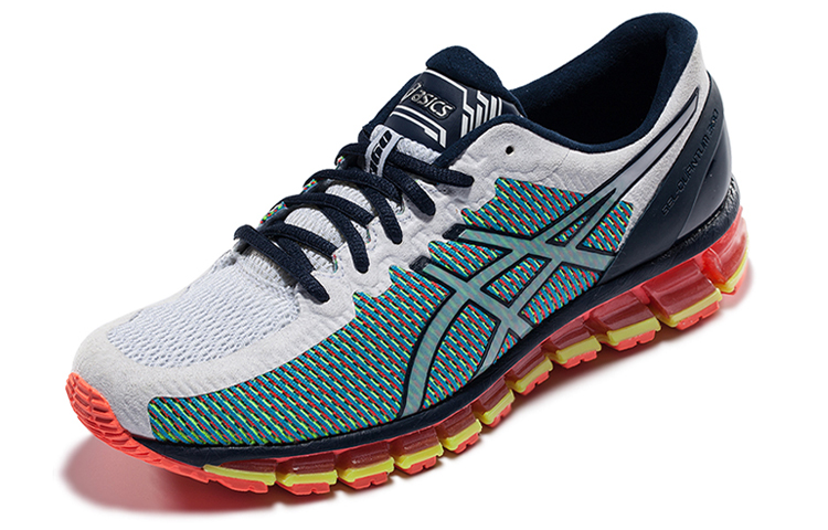 Order ASICS Gel Quantum 360 CM 'Blanco Azul Marino Amarillo Seguridad' T6G1N-0158