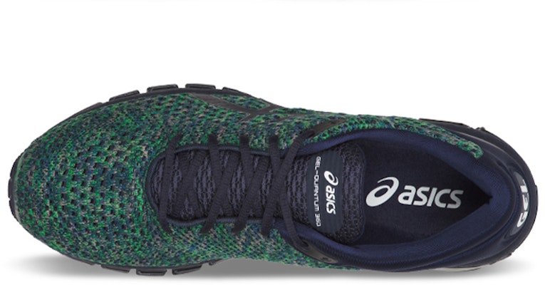 ASICS Gel Quantum 360 Knit 2 'Hijau Biru' T840N-5884 Lookbook ASICS Gel Quantum 360 Knit 2 'Hijau Biru' T840N-5884