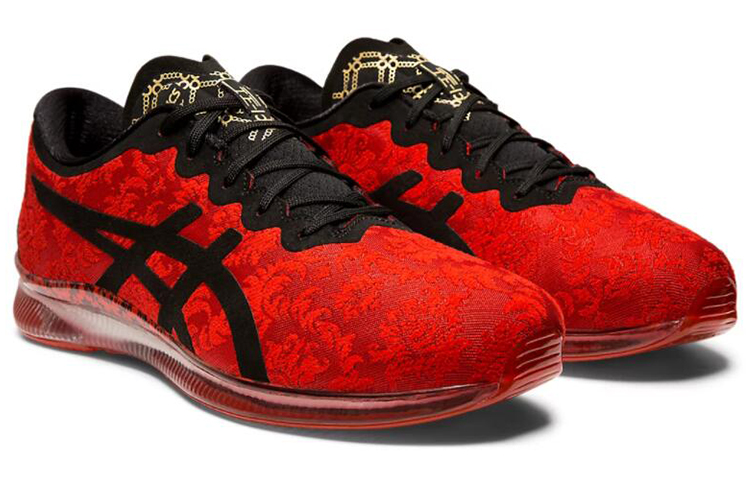 Lookbook ASICS Gel Quantum Infinity Future Renaissance 'Rojo Negro'. 1021A127-600