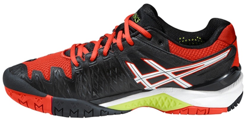 ASICS Gel-Resolution 6 'Black Red' E500Y-9001 Buy ASICS Gel-Resolution 6 'Black Red' E500Y-9001