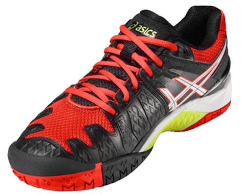 ASICS Gel-Resolution 6 'Black Red' E500Y-9001 Order ASICS Gel-Resolution 6 'Black Red' E500Y-9001