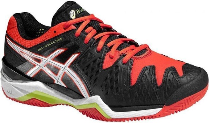ASICS Gel-Resolution 6 Clay 'Black Red' E503Y-9001 Order ASICS Gel-Resolution 6 Clay 'Black Red' E503Y-9001