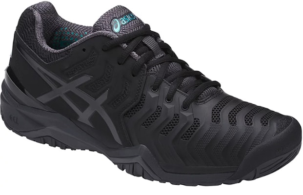 ASICS Gel-Resolution 7 'Hitam' E701Y-9095 Shop ASICS Gel-Resolution 7 'Hitam' E701Y-9095