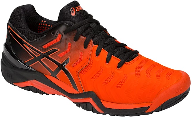 ASICS Gel Resolution 7 'Negro Naranja' E701Y-801 Shop ASICS Gel Resolution 7 'Negro Naranja' E701Y-801