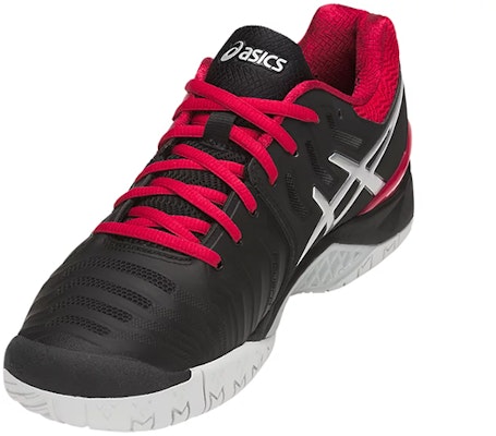 亚瑟士 Gel Resolution 7 '黑红' E701Y-001 Lookbook 亚瑟士 Gel Resolution 7 '黑红' E701Y-001