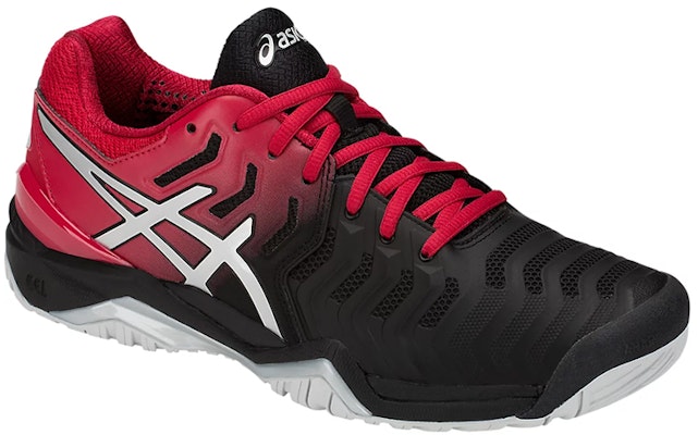 亚瑟士 Gel Resolution 7 '黑红' E701Y-001 Shop 亚瑟士 Gel Resolution 7 '黑红' E701Y-001