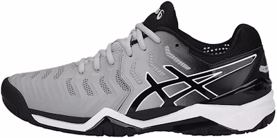 ASICS Gel-Resolution 7 Mid Black White 'Grey' E701Y-9690 ASICS Gel-Resolution 7 Mid Black White 'Grey' E701Y-9690
