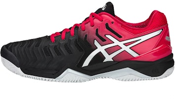 ASICS Gel-Resolution 7 'Clay Black Red' E702Y-001 ASICS Gel-Resolution 7 'Clay Black Red' E702Y-001