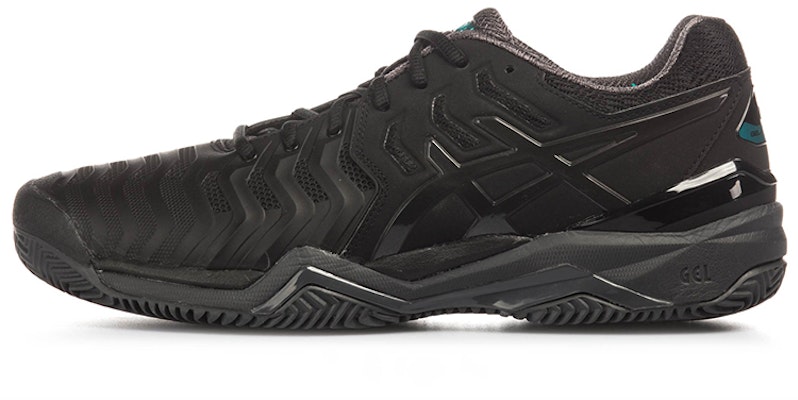 ASICS Gel Resolution 7 Clay 'Black Dark Grey' E702Y-9095 Buy ASICS Gel Resolution 7 Clay 'Black Dark Grey' E702Y-9095