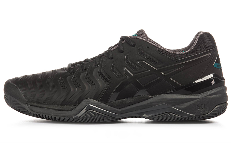 ASICS Gel Resolution 7 Clay 'Black Dark Grey' E702Y-9095