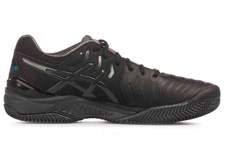Order ASICS Gel Resolution 7 Clay ''Schwarz Dunkelgrau'' E702Y-9095