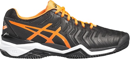 ASICS Gel Resolution 7 Clay 'Black Orange White' E702Y-9030 ASICS Gel Resolution 7 Clay 'Black Orange White' E702Y-9030